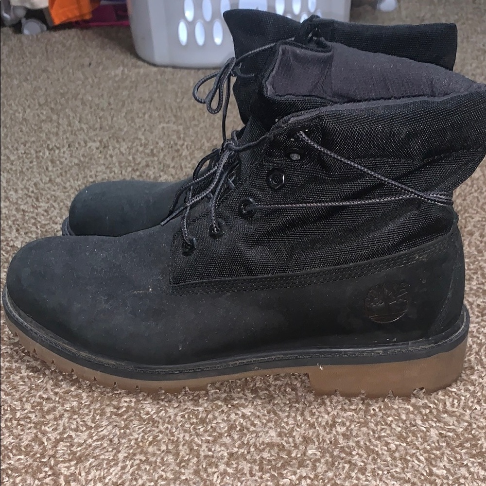 Timberland Roll Top  Wide-Fit Boot 'Black